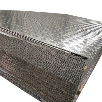 4x8 tsingitud alumiiniumist gofreeritud katuseterasplekid 